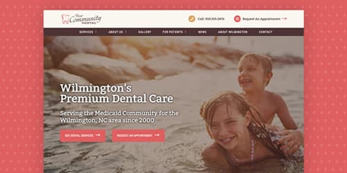 your community dental lwebsite cover photo
