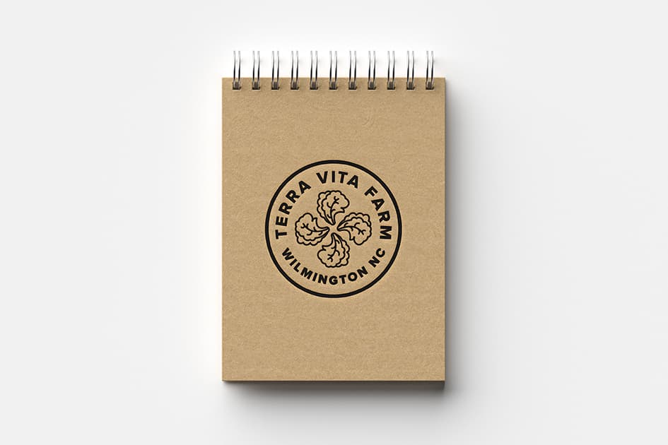Terra Vita Farm branded notepad