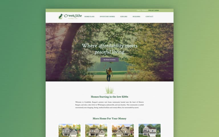 creekside home page