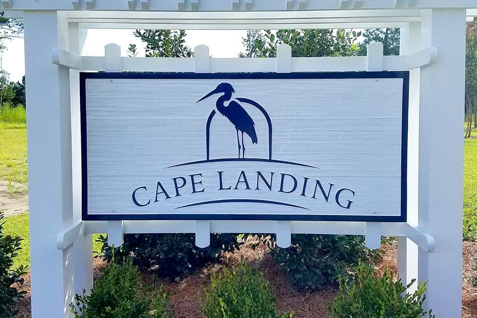 home builder exterior sign