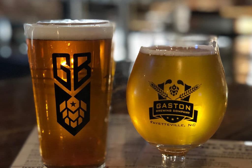 gaston brewery beer glasses