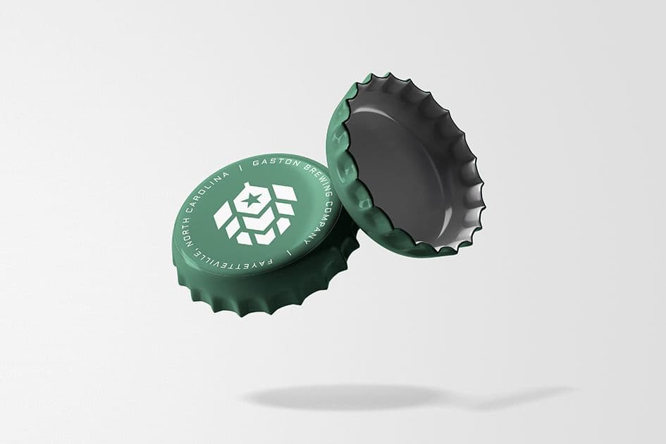 Gaston Brewing branded bottle cap