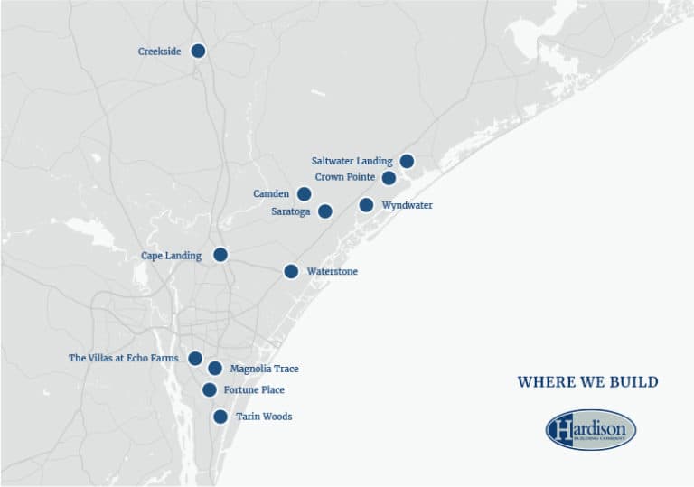 hardison location map