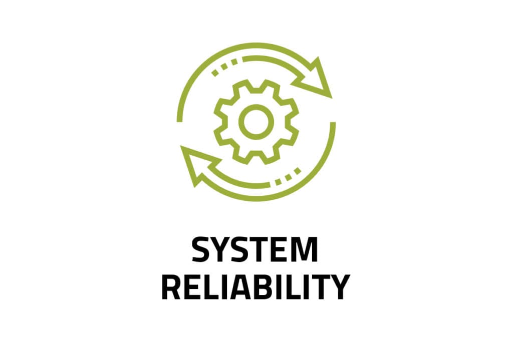 system reliability green icon