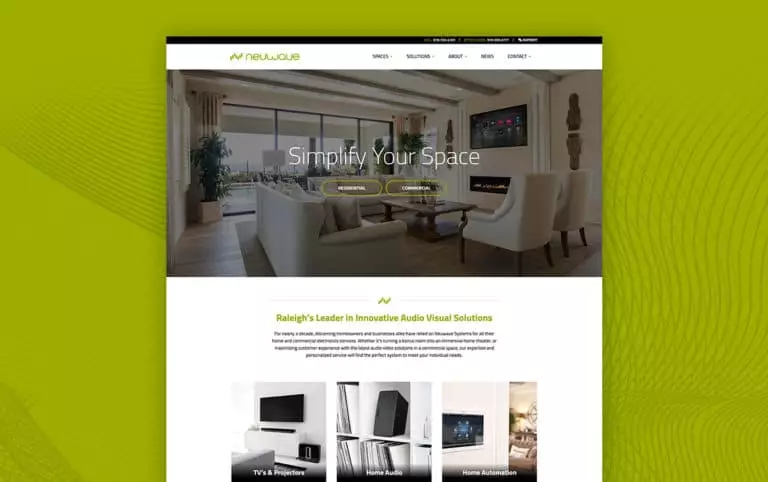 neuwve home page