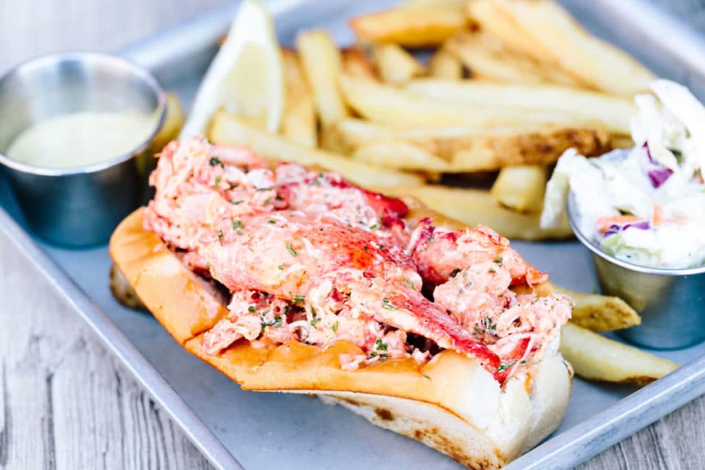 Shuckin Shack lobster roll