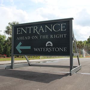 waterstone sign