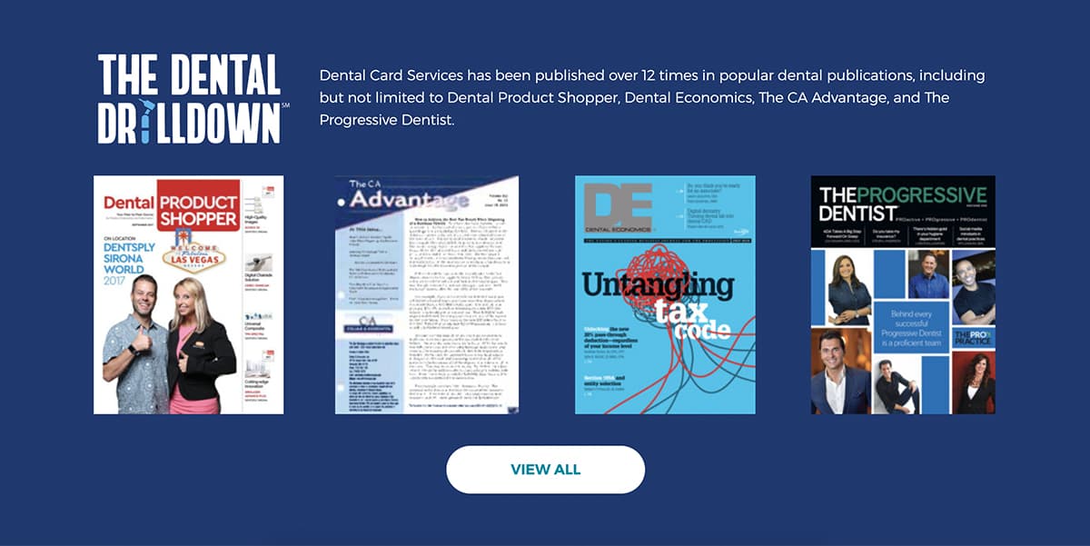 Dental Card Services newsletter graphic