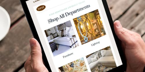 nest website page