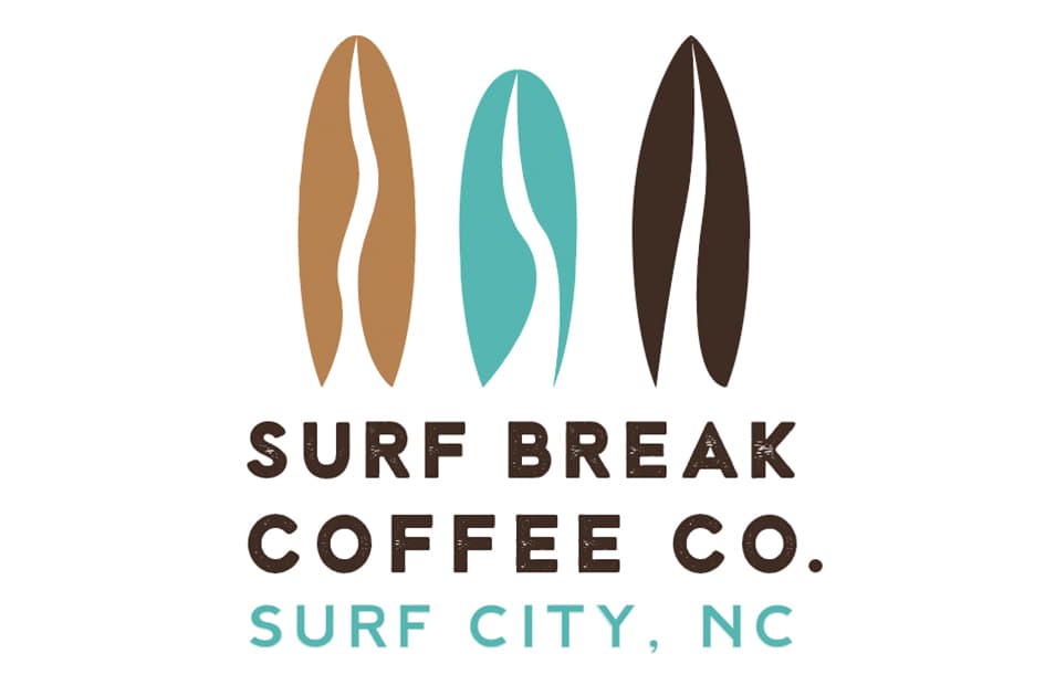 surf break coffee board logo