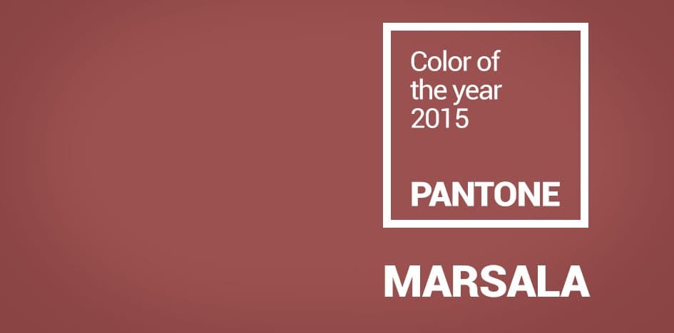 Marsala Named 2015 Pantone Color of the Year