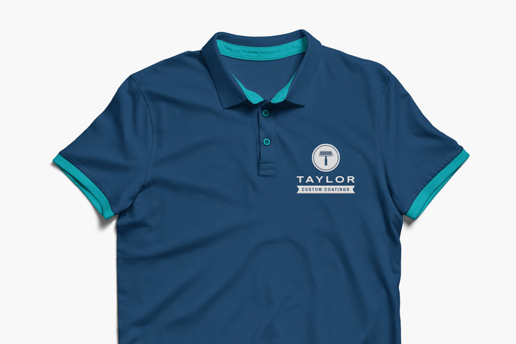 taylor custom coatings branded shirt