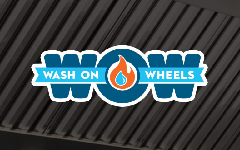 wash on wheels business sticker