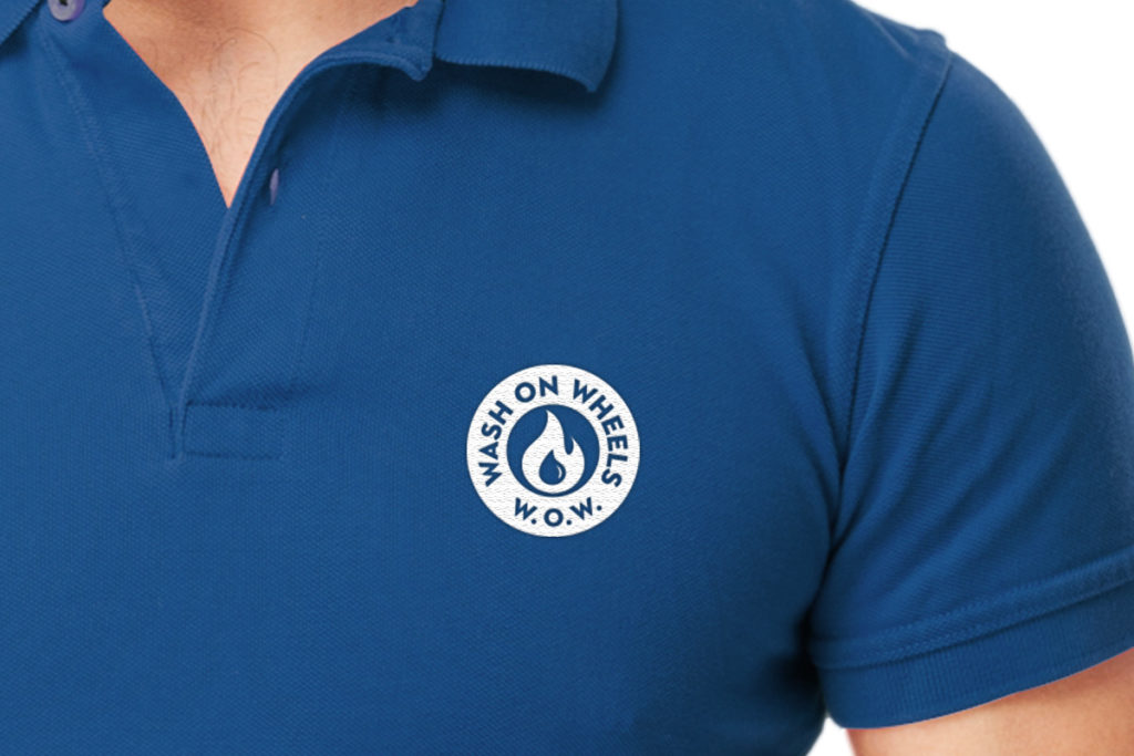 wash on wheels branded shirts