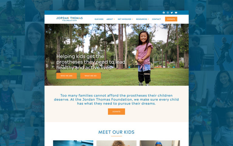 Jordan Thomas Foundation website