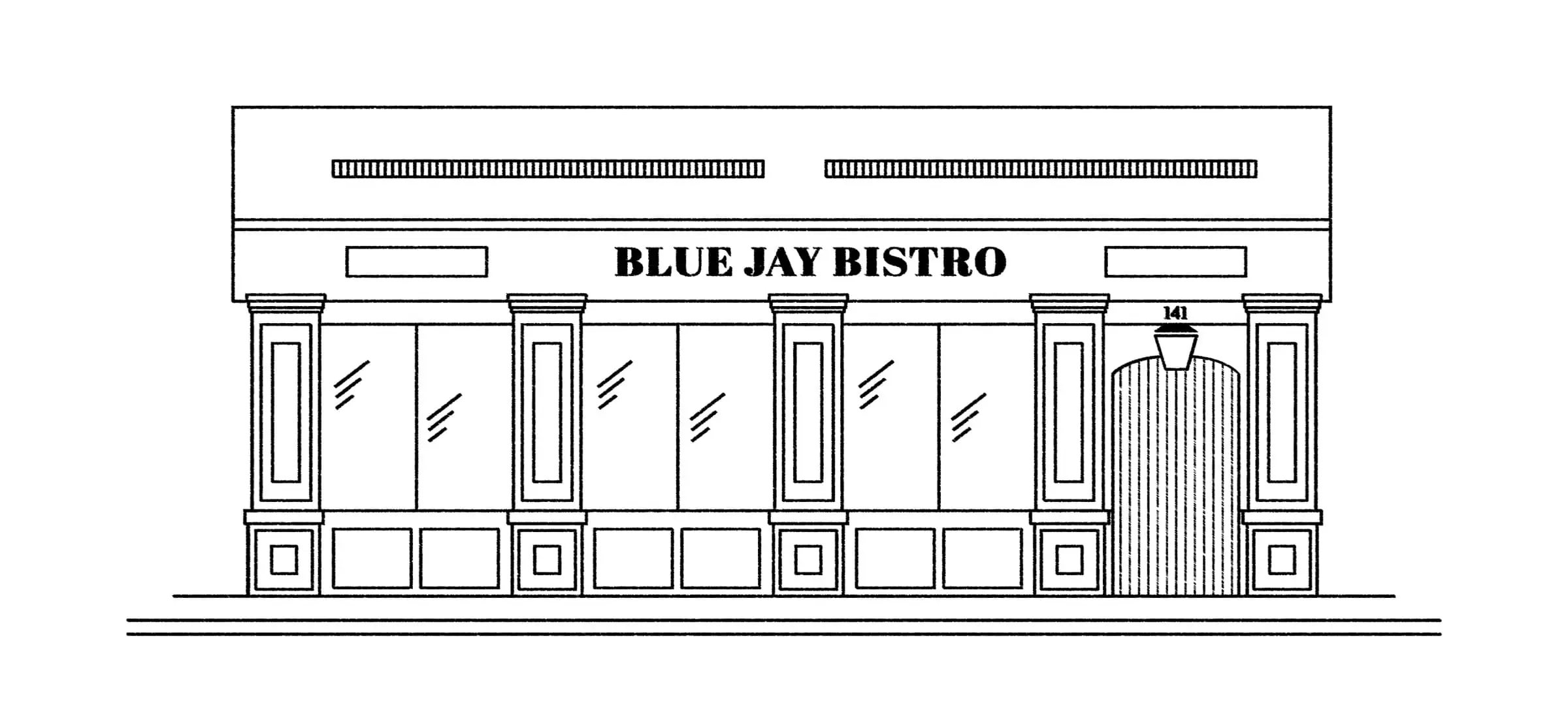 Blue Jay Bistro Wilmington Design Co.