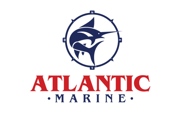 Atlantic Marine logo design by Wilmington Design Company